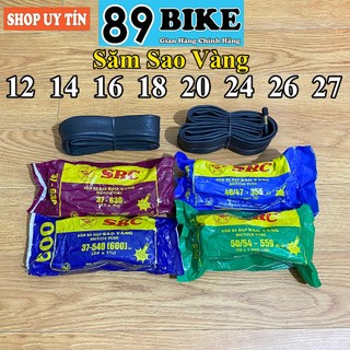 Săm xe đạp sao vàng src đầy đủ cỡ cho tất cả các loại xe đạp