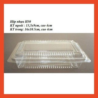 Lốc 100 hộp nhựa định hình H30