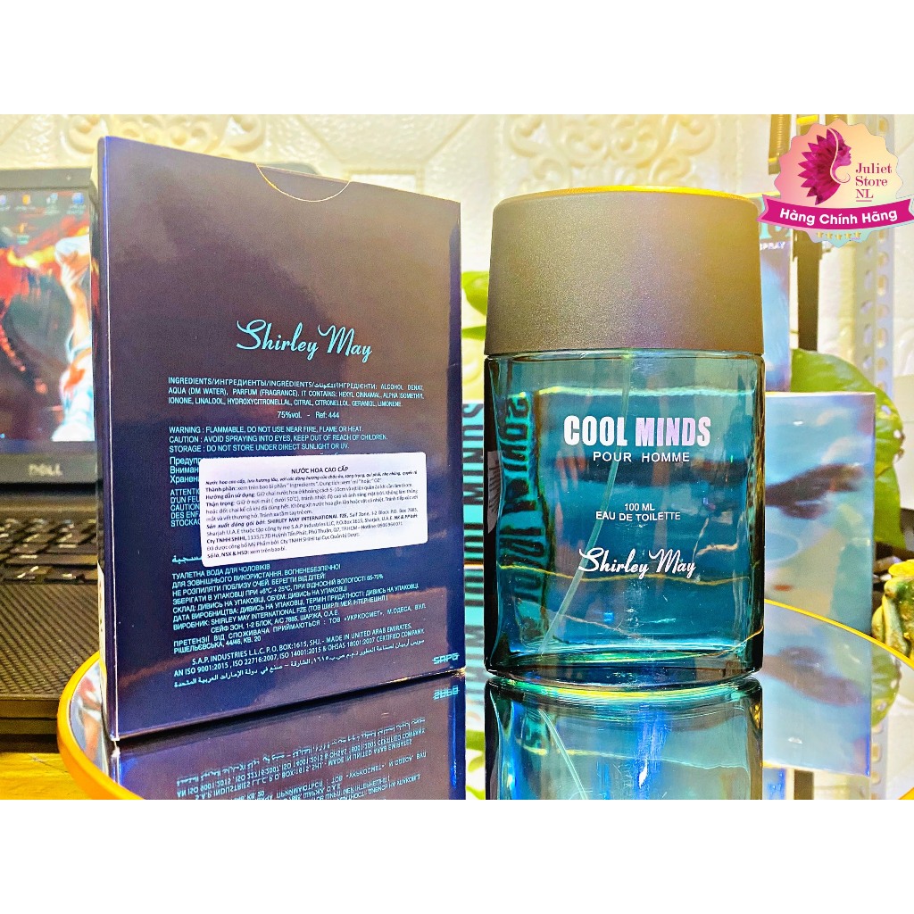 [CHÍNH HÃNG] Nước Hoa Nam Cao Cấp Nhập DUBAI Shirley May Cool Minds Eau De Toilette Pour Homme - 100ml Oriental Spicy
