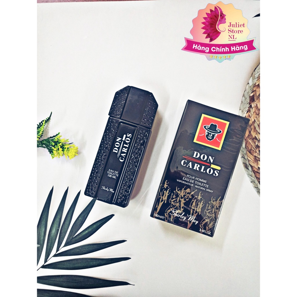 [CHÍNH HÃNG] Nước Hoa Nam Cao Cấp Nhập DUBAI Shirley May Don Carlo Eau De Toilette Pour Homme - 100 ml Hương Gỗ Allure
