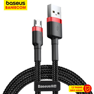 Cáp sạc baseus micro fast charging usb cable for xiaomi redmi reversible 0.5m 1m 2m 3m micro usb charger data cable