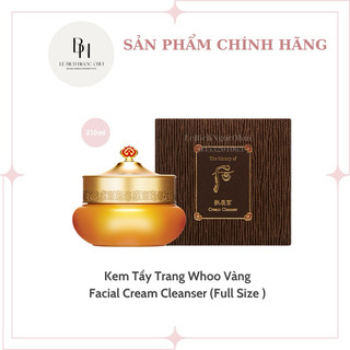 Kem Tẩy Trang Whoo Vàng Facial Cream Cleanser 210ml Full Size