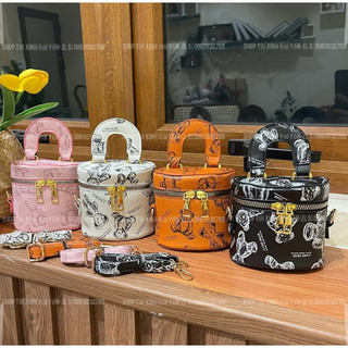 Túi cốp gấu đeo chéo mini đeo chéo, cầm tay đeo chéo hoạ tiết gấu béo cute dễ thương