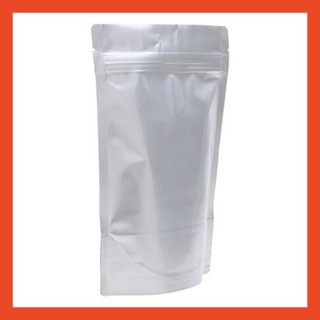 1Kg túi zipper 2 mặt bạc - túi zip 2 mặt bạc.