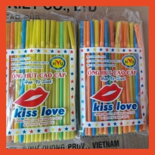 Ống hút bẻ đầu - Bịch khoảng 70 ống phi 6