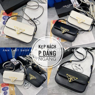 Túi đeo chéo P khuy tam giác size 20cm FULL BOX HÀNG LOẠI 1