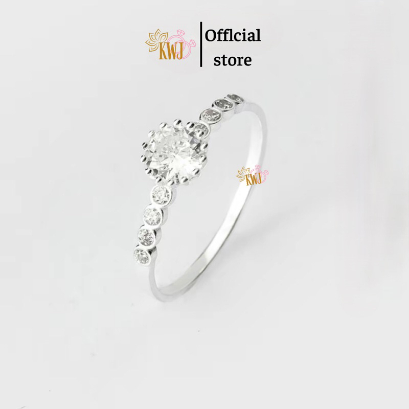 Nhẫn đính đá,Nhẫn bạc ta, .BTKWJ008