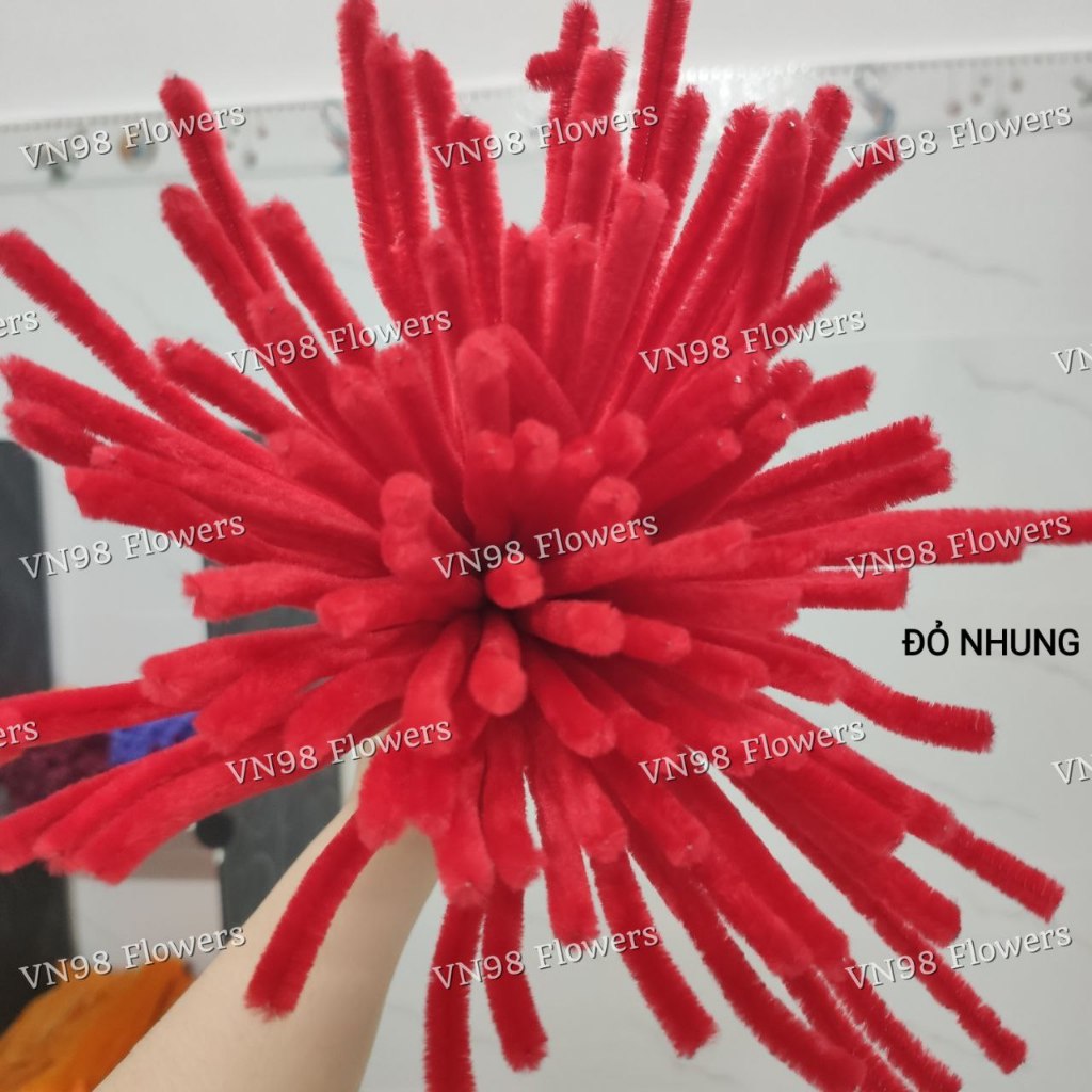 Set 100 Sợi Kẽm Nhung Loại 1, Sỉ Lẻ Kẽm Nhung Làm Hoa Loại 1, Kẽm Nhung Handmade VN98 Flowers Có Ship Hoả Tốc HCM