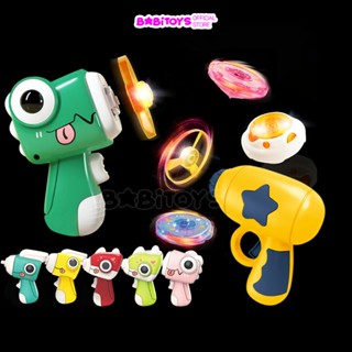 Đồ chơi bắn chong chóng quay, bắn đĩa bay, con quay phát sáng, đồ chơi vận động cho bé