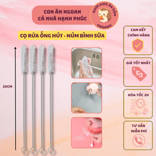 Cọ rửa ống hút bình sữa, rửa ống hút inox...