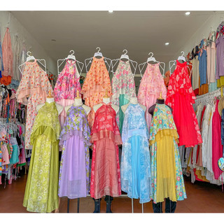Yếm hoa nhí hoa TKCC set