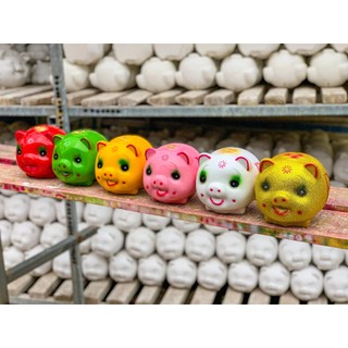 Heo đất chữ lộc, heo pi size nhỏ, lợn đất, ống tiết kiệm, đựng tiền - heo đất pipi