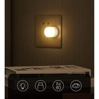 {HOT freeShip} Đèn Led Mini Bảo Vệ Mắt Đọc Sách, Đèn Led Ngủ Cổng USB
