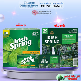 Xà Bông Cục Diệt Khuẩn Irish Spring Deodorant Soap Original 106g của Mỹ