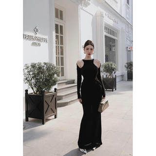 Váy body khoét vai tag chuẩn 𝐁𝐀𝐆𝐄𝐎
