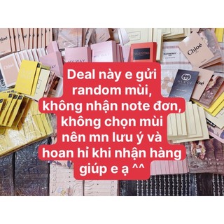 [VIAL MINI] Mẫu Thử Nước Hoa Các Hãng [1 VIAL]