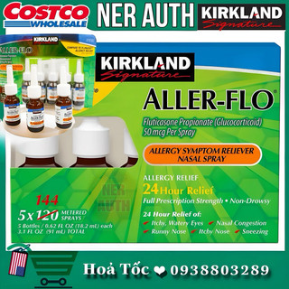 Lọ xịt xoang mũi Aller-Flo Kirkland Signature của Mỹ