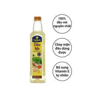 Dầu mè 100% nguyên chất tường an chai 1l