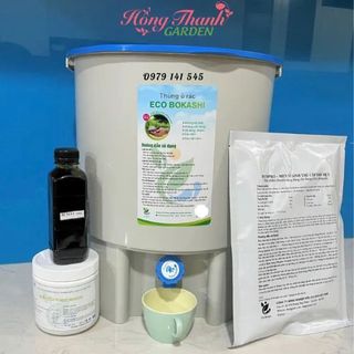 Thùng ủ làm phân hữu cơ từ rác nhà bếp - Thùng ủ rác hữu cơ Eco cao cấp