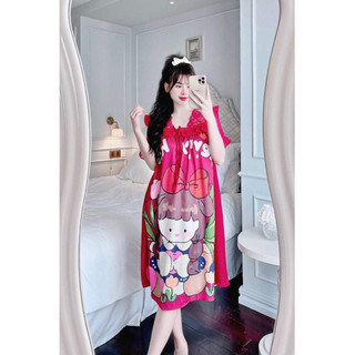 ĐẦM CỔ REN LỤA XƯỚC THIẾT KẾ ( 40-75ký)