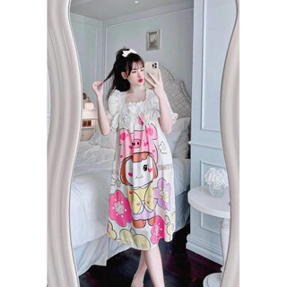 ĐẦM CỔ REN LỤA XƯỚC THIẾT KẾ ( 40-75ký)