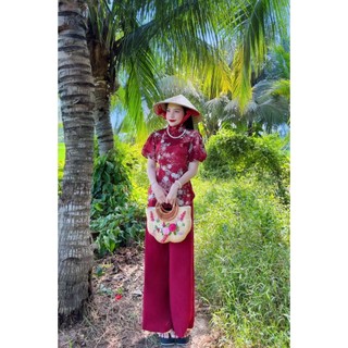 SET LAM CỔ TÀU , NÚT SÒ , TAY BÍ , LỤA MANGO
