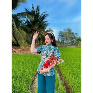 SET LAM CỔ TÀU , NÚT SÒ , TAY BÍ , LỤA MANGO