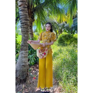 SET LAM CỔ TÀU , NÚT SÒ , TAY BÍ , LỤA MANGO