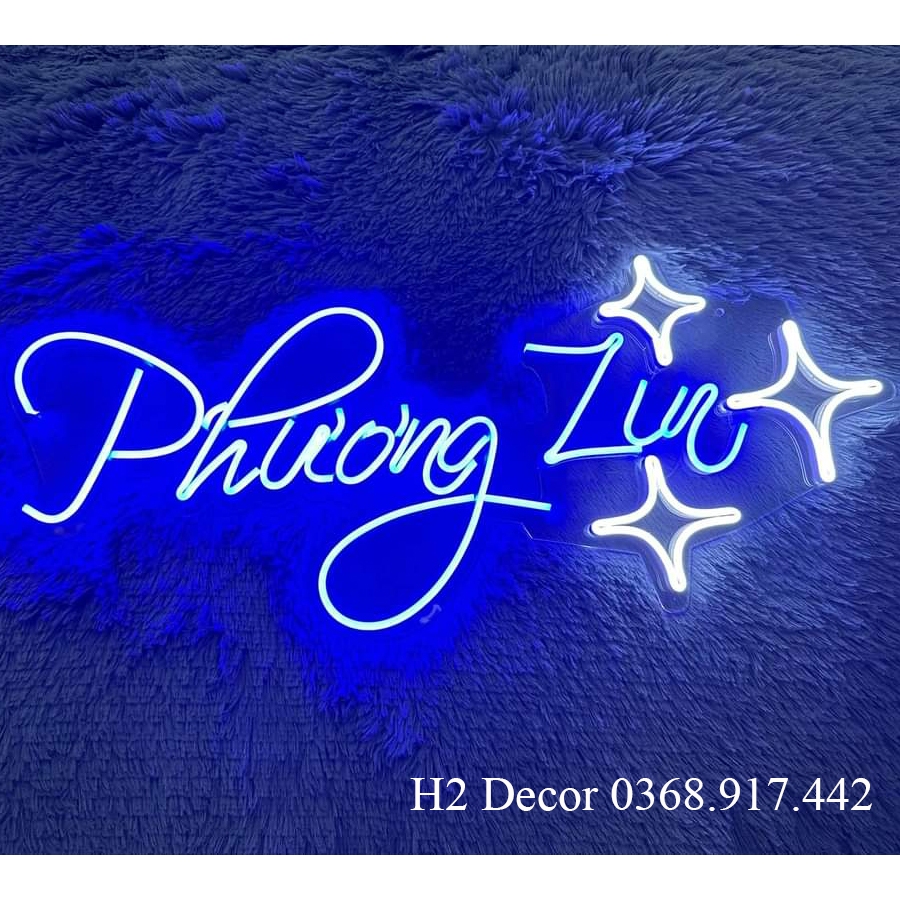 Đèn Led Neon Theo Yêu Cầu Decor Trang Trí Phòng Ngủ Quán Cửa Hàng Siêu Chất