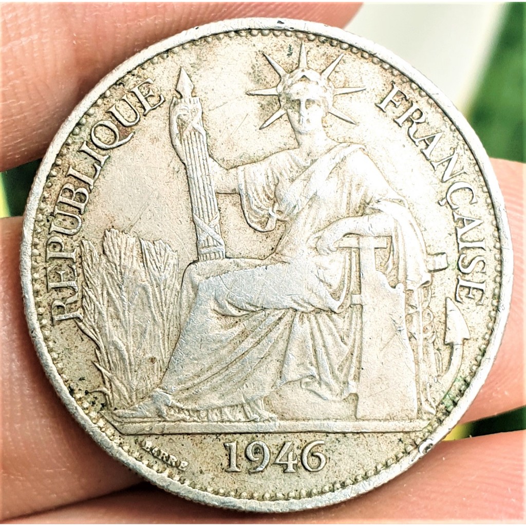 Xu 50 Cent Nữ Thần thời kỳ Đông Dương 1946 [Xu Đẹp]