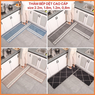 Thảm bếp dệt CAO CẤP thấm nước tốt chống trơn trượt size dài