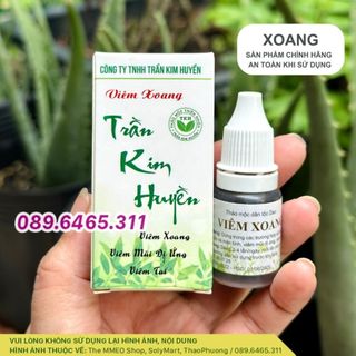 Nước nhỏ mũi viêm xoang trần kim huyền 10ml, sản phẩm của dân tộc dao