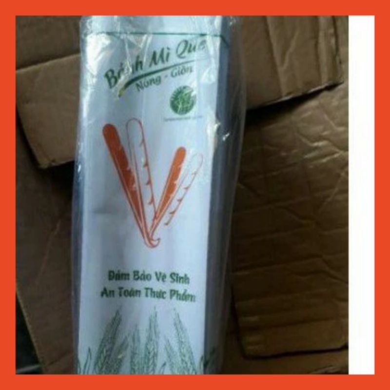 Túi giấy bánh mì que - lốc 100 cái