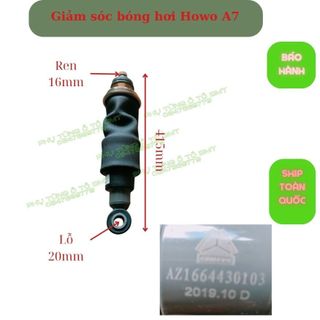 Giảm xóc bóng hơi sau , xe howo a7, mã az1664430103
