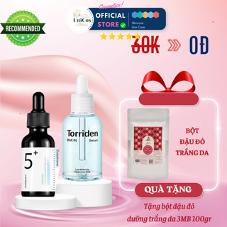 Combo trắng sáng căng bóng với serum Torriden và Serum vitamin c Numbuzin N5