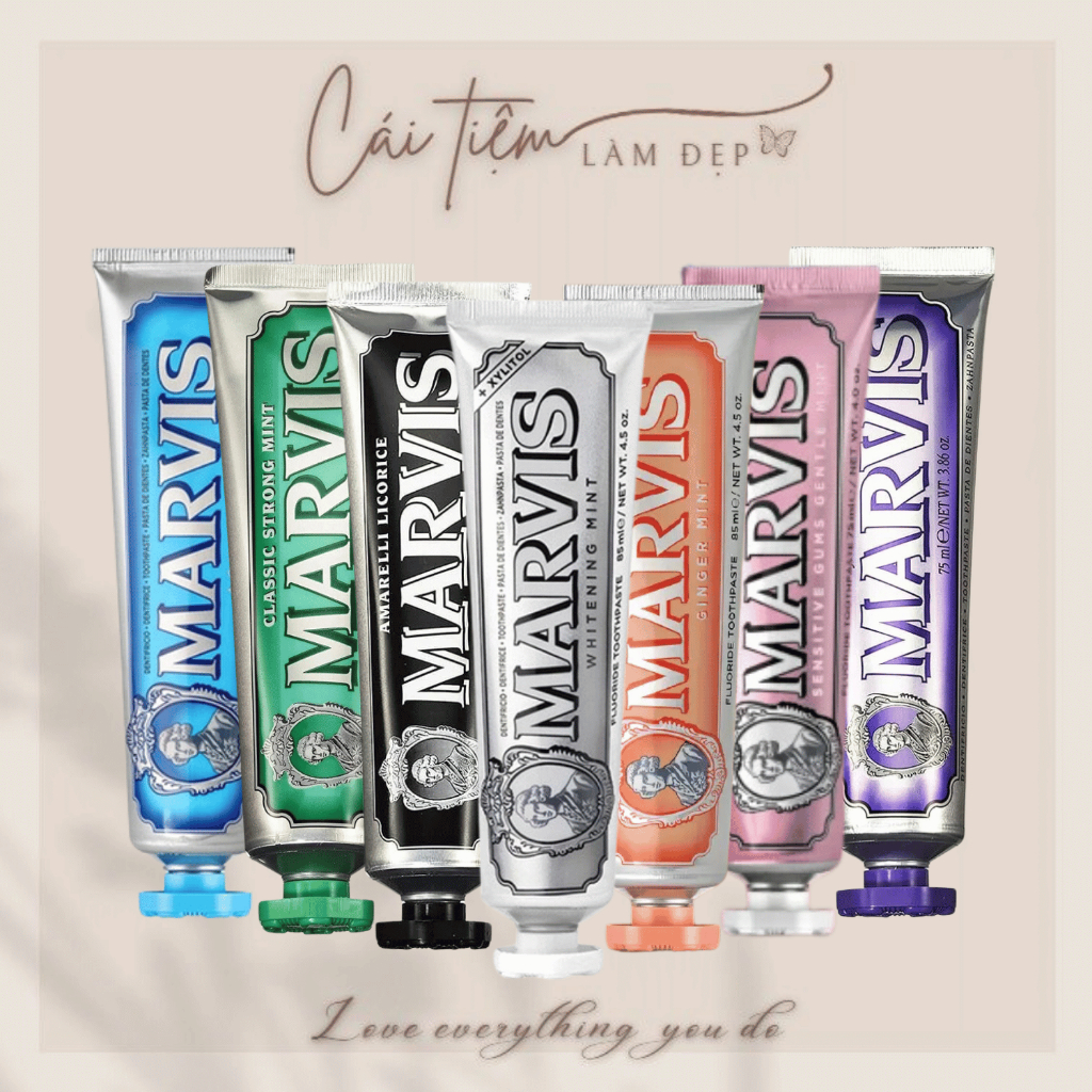 Kem Đánh Răng Marvis Toothpaste Nhiều Mùi Hương