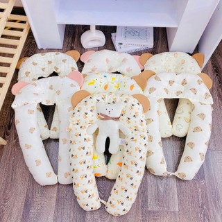 Gối chặn chữ U Muslin cho bé