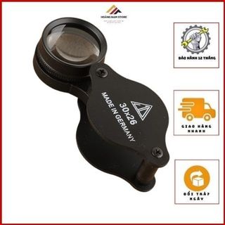 Kính lúp 30x26 cao cấp dạng móc khóa thiết kế nhỏ gọn độc,đáo vỏ ngoài kim loại bên bỉ,không bị han gỉ