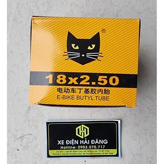 Ruột xe điện hiệu mèo đen 18x2.50, săm xe điện 18x2.50