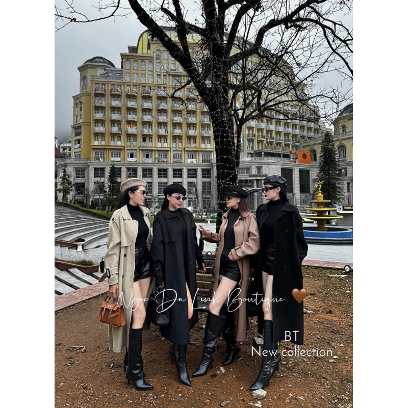 Áo Măng Tô Dạ Ép Hàn Quốc L1