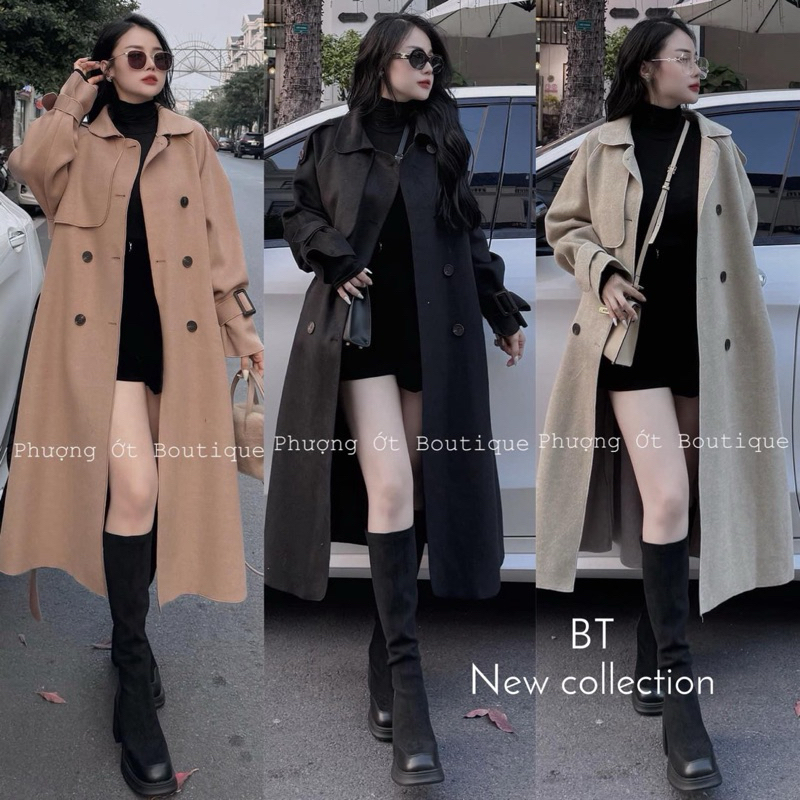 Áo Măng Tô Dạ Ép Hàn Quốc L1