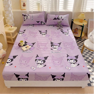 Bộ ga gối cotton poly hàn quốc kuromi - được chọn mẫu