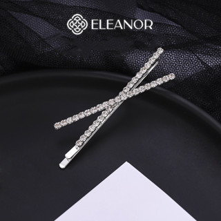 Kẹp tóc nữ Eleanor Accessories hình chữ X đính đá kẹp tóc mái basic phụ kiện tóc 4596