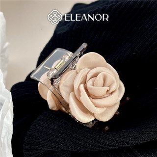 Kẹp tóc nữ Eleanor Accessories đính hoa hồng kẹp càng cua basic phụ kiện tóc 5749