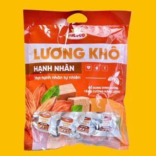Lương khô hạnh nhân FUCUCO gói 400g hạt hạnh nhân tự nhiên