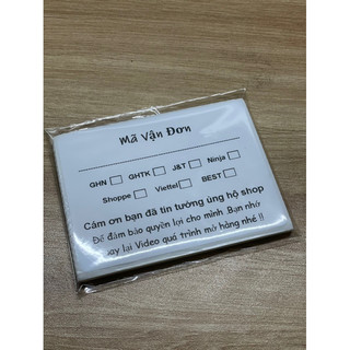 Tem Decal nhãn dán phiếu giao hàng dễ thương