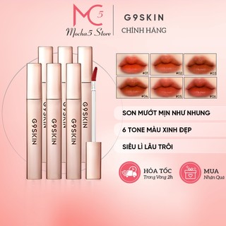 Son kem G9SKIN First Lip Matte lì môi, lên chuẩn màu Hàn Quốc [Mẫu Mới]