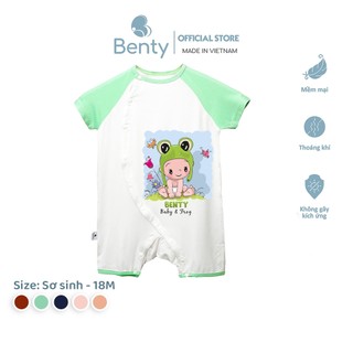 Body cộc chéo BENTY in hình BT043 dễ thương , đồ ngủ cho bé trai bé gái nằm điều hòa