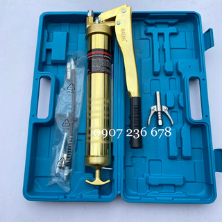 Bơm mỡ bò 2 ty 2 xy lanh piston 900cc dùng mỡ con sâu. mỡ hộp, mỡ tuýp, mỡ đóng chai xp-776, bơm mỡ cầm tay, đầu bơm mỡ