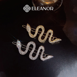Kẹp tóc nữ Eleanor Accessories hình rắn đính đá kẹp tóc mái độc đáo phụ kiện tóc 6186